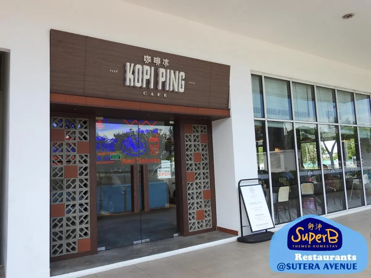 Superb Ocean Theme 舒沛海洋主题 Sutera Avenue 4 Bedroom Kota Kinabalu Apartment